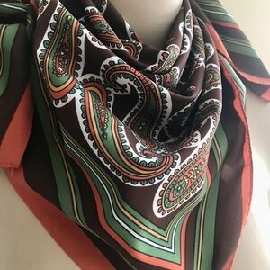 BOLD paisley vintage scarf